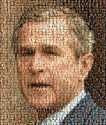 This picture is made from faces of
670 soldiers who died in the Iraq War